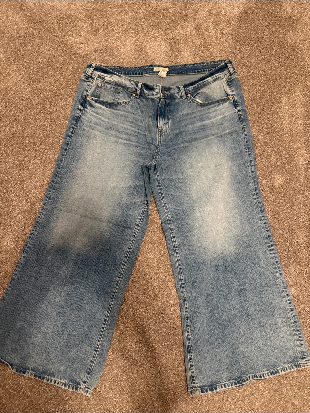 Torrid Festi Light Wash Wide Leg Women’s Jeans - Blue